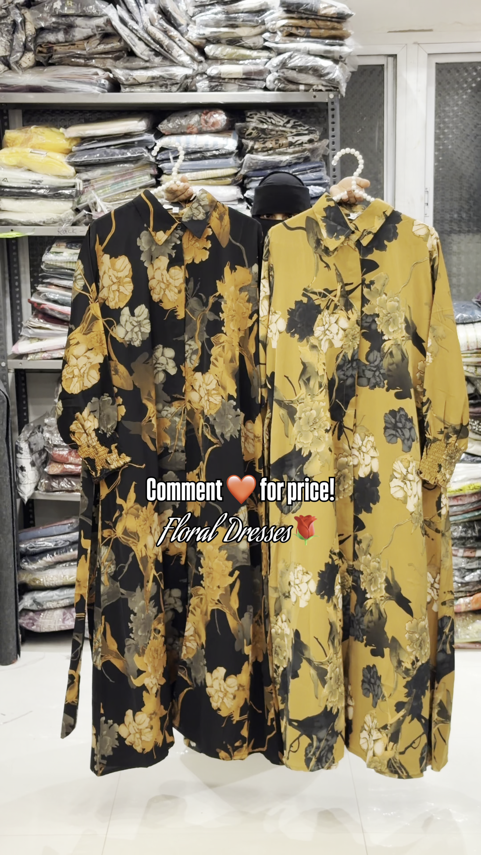 Printed Maxi Shirt Dress