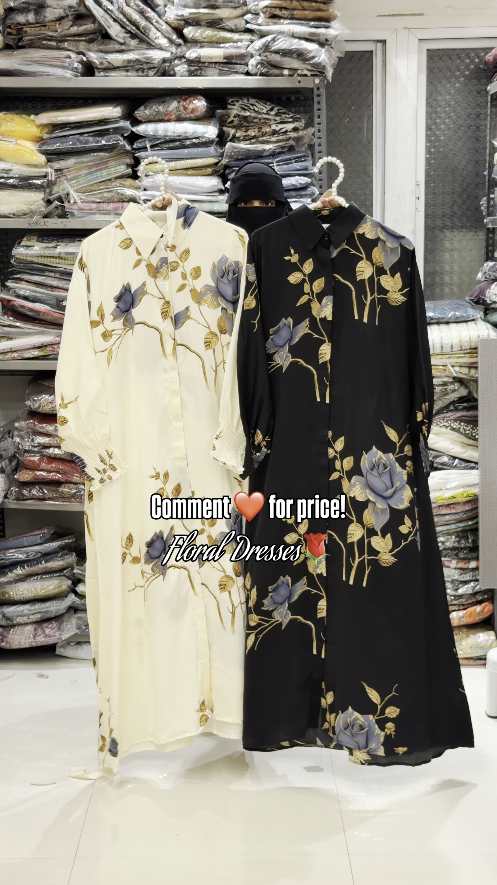 Printed Maxi Shirt Dress