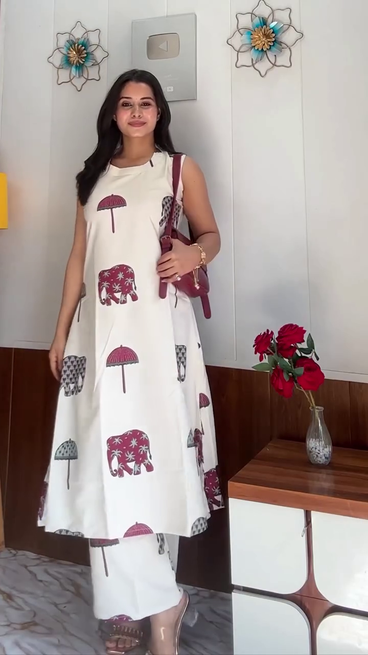 Embroidered Kurta Pant Set