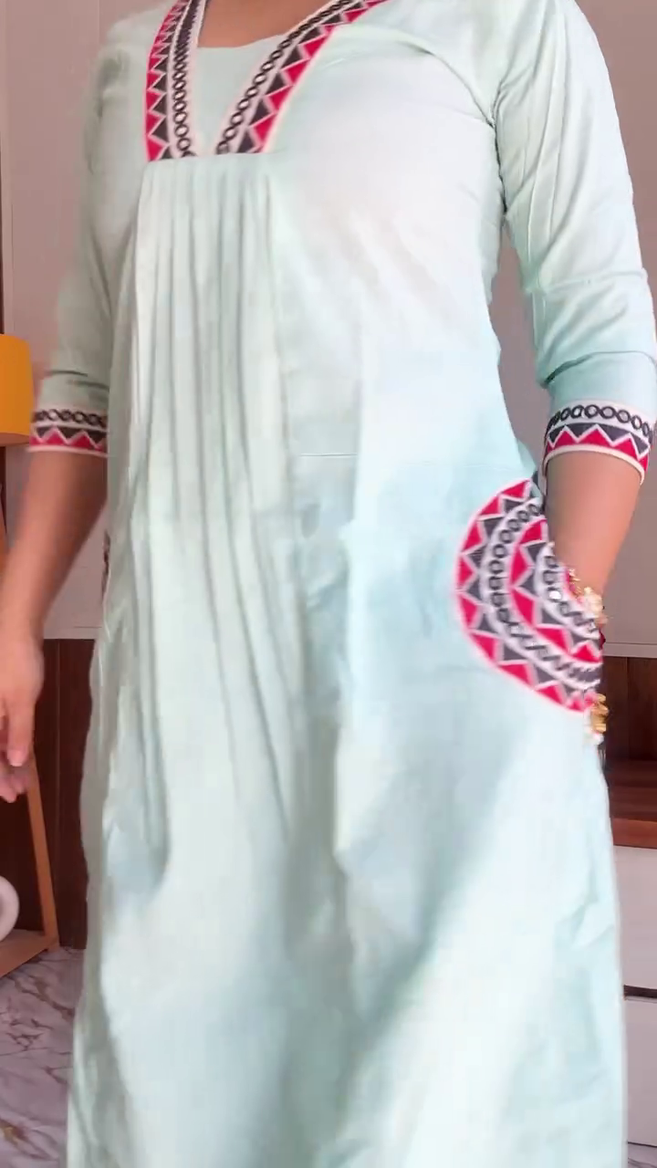 Embroidered Kurta Pant Set