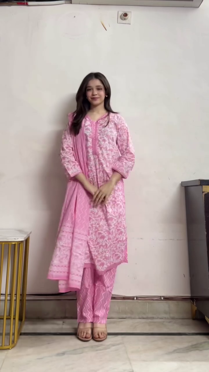 Printed Kurta Set with Dupatta