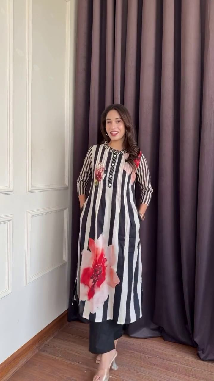 Cool Comfort Summer Ethnic Anarkali Set