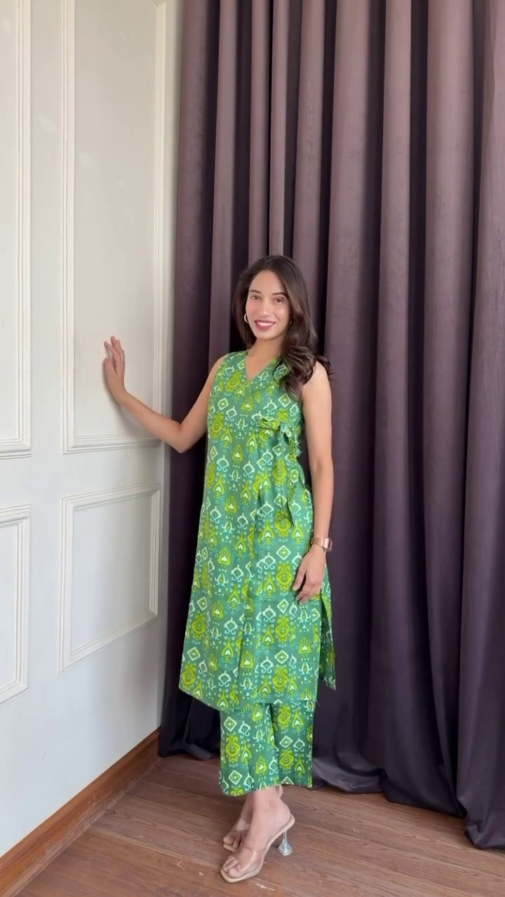 Cool Comfort Summer Ethnic Anarkali Set