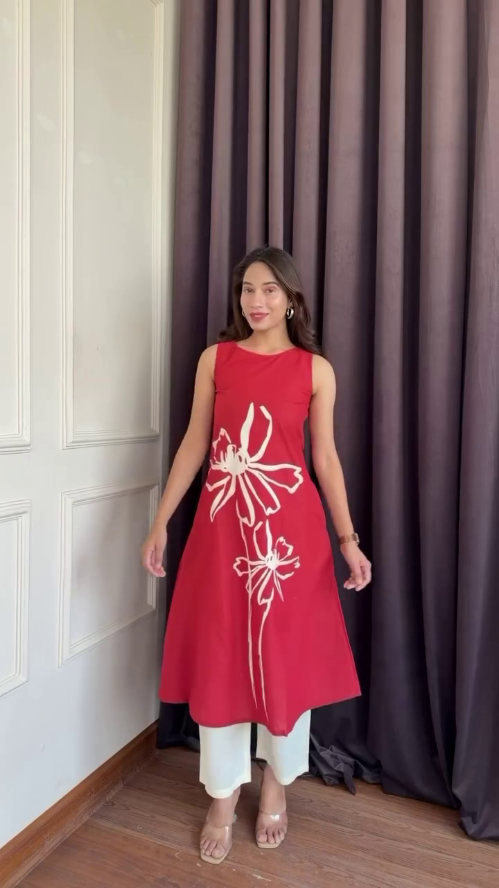 Cool Comfort Summer Ethnic Anarkali Set