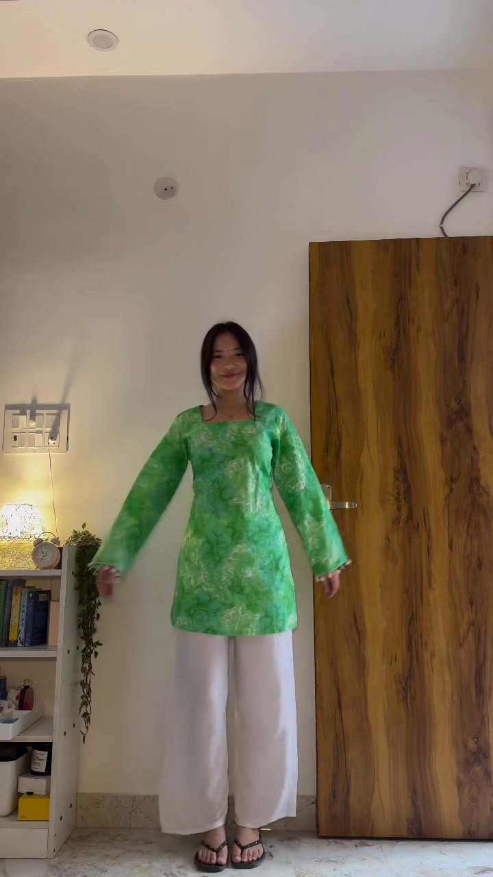 Chic Printed Cotton Tunic Tops