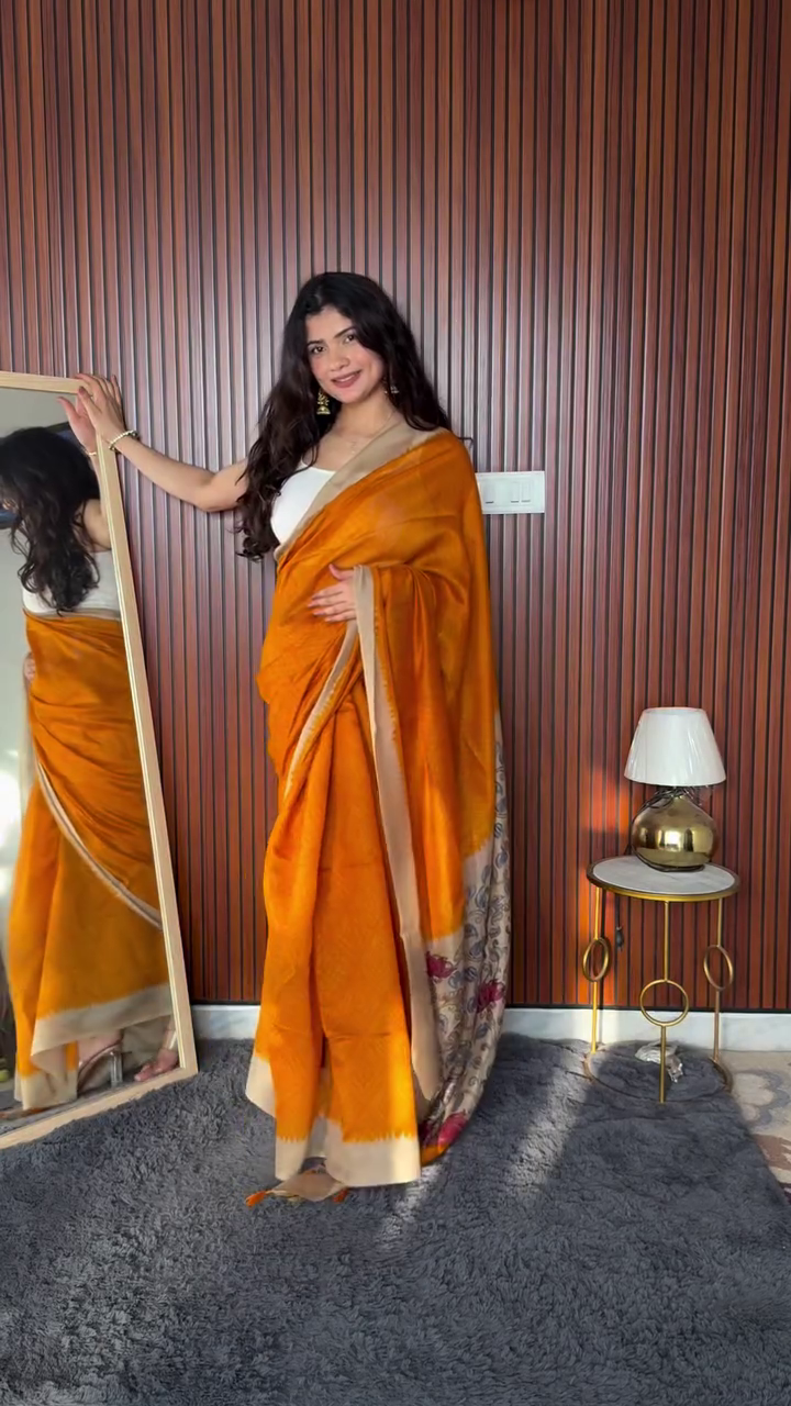 Elegant Handwoven Saree